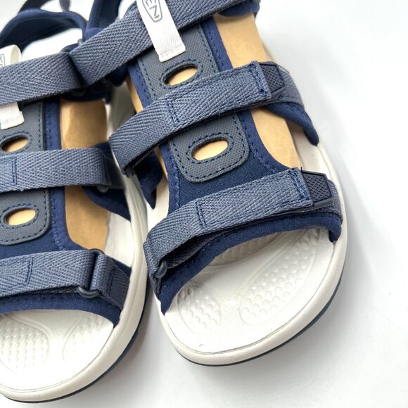 Keen Womens Size 9 Astoria West Open Toe‎ Navy Blue Hiking Sandals Shoes NEW - Picture 5 of 13